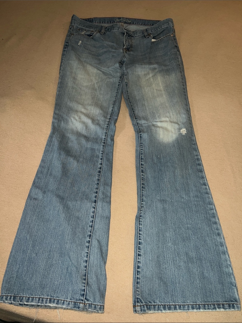 Lee Women's Light Blue Flare Jeans size 10L